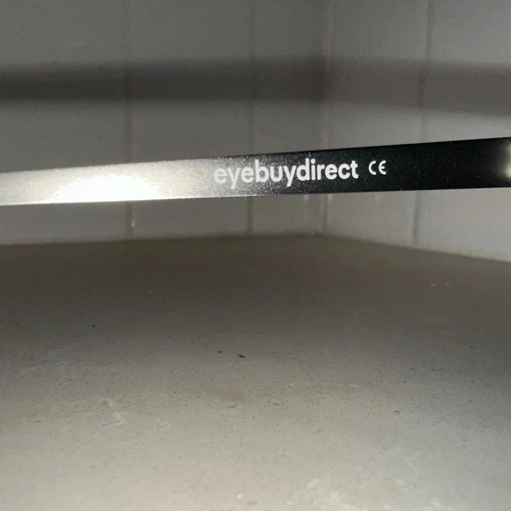 Eyebuydirect Karat Eyeglasses Frames only 52-17-145 Black Pewter Full‎ Rim